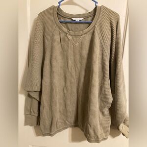 O’Neill Waffled Sweatshirt Green XL